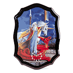 31498UnicornWizardWallClock